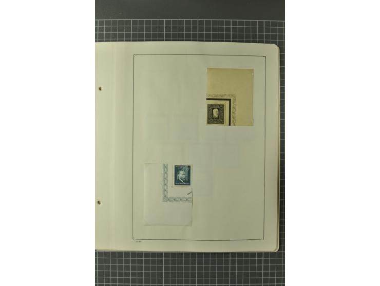 1912/62, postfrische, ungebrauchte und gestempelte Sammlung, dabei u.a. Block 1, alle Zeppeline lose und auf Belegen, CEPT 19