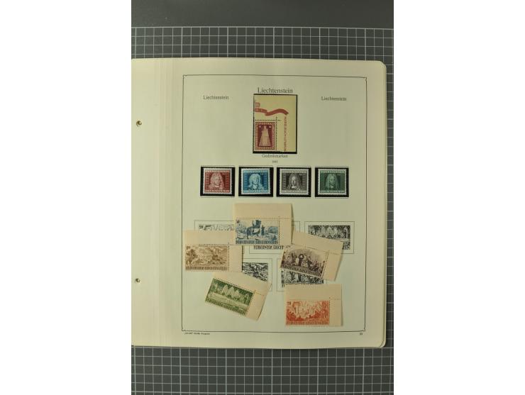 1912/62, postfrische, ungebrauchte und gestempelte Sammlung, dabei u.a. Block 1, alle Zeppeline lose und auf Belegen, CEPT 19