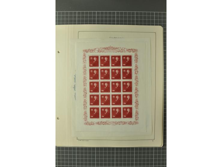1912/62, postfrische, ungebrauchte und gestempelte Sammlung, dabei u.a. Block 1, alle Zeppeline lose und auf Belegen, CEPT 19