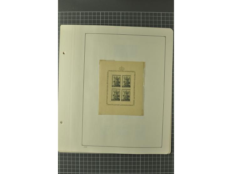 1912/62, postfrische, ungebrauchte und gestempelte Sammlung, dabei u.a. Block 1, alle Zeppeline lose und auf Belegen, CEPT 19