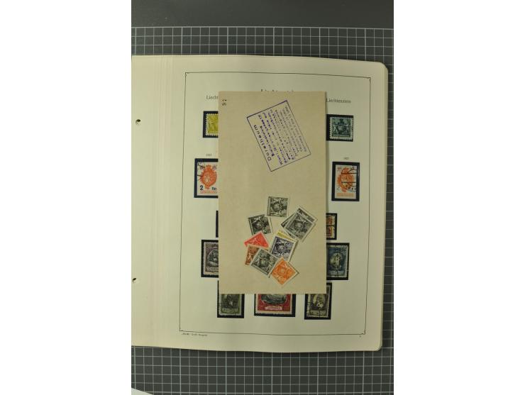 1912/62, postfrische, ungebrauchte und gestempelte Sammlung, dabei u.a. Block 1, alle Zeppeline lose und auf Belegen, CEPT 19