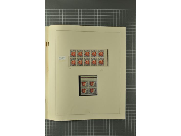 1919, Berliner-Ausgaben, hochinteressante ungebrauchte und postfrische Sammlung mit einer Vielzahl Besonderheiten dabei ungez