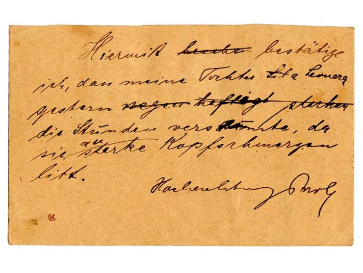 1919/24, 7 Briefe, dabei Mi.-Nr. 17-19 mit Wappenreiter-Stempel "SESTAKAVAS", außerdem Verzähnungen auf Brief sowie ein Lupo-