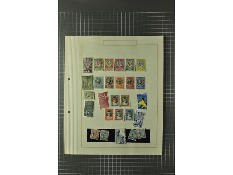 1852/1964, ungebrauchte/postfrische und gestempelte Sammlung mit vielen besseren Werten, dabei u.a. Mi.-Nr. 1 (23) und 2 über