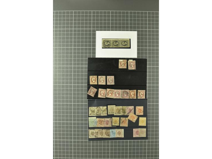 1852/1964, ungebrauchte/postfrische und gestempelte Sammlung mit vielen besseren Werten, dabei u.a. Mi.-Nr. 1 (23) und 2 über