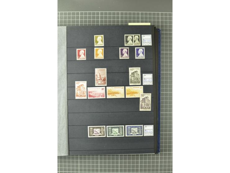1885/2002, postfrische, ungebrauchte und gestempelte Sammlung (teils in beiden Erhaltungen gesammelt) mit u.a. Mi.-Nr. 27-33,