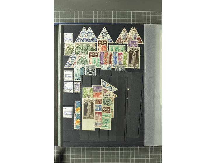 1885/2002, postfrische, ungebrauchte und gestempelte Sammlung (teils in beiden Erhaltungen gesammelt) mit u.a. Mi.-Nr. 27-33,