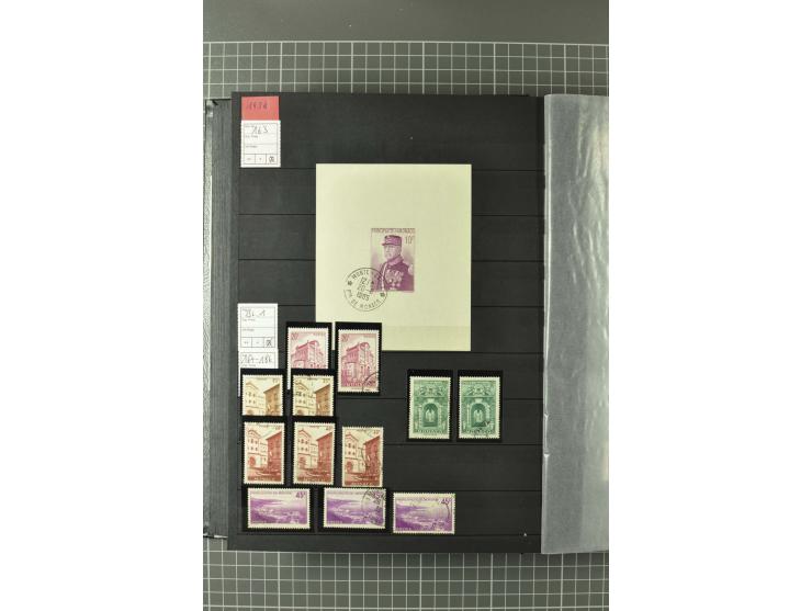 1885/2002, postfrische, ungebrauchte und gestempelte Sammlung (teils in beiden Erhaltungen gesammelt) mit u.a. Mi.-Nr. 27-33,