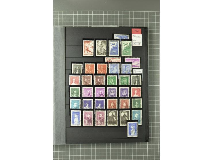 1885/2002, postfrische, ungebrauchte und gestempelte Sammlung (teils in beiden Erhaltungen gesammelt) mit u.a. Mi.-Nr. 27-33,