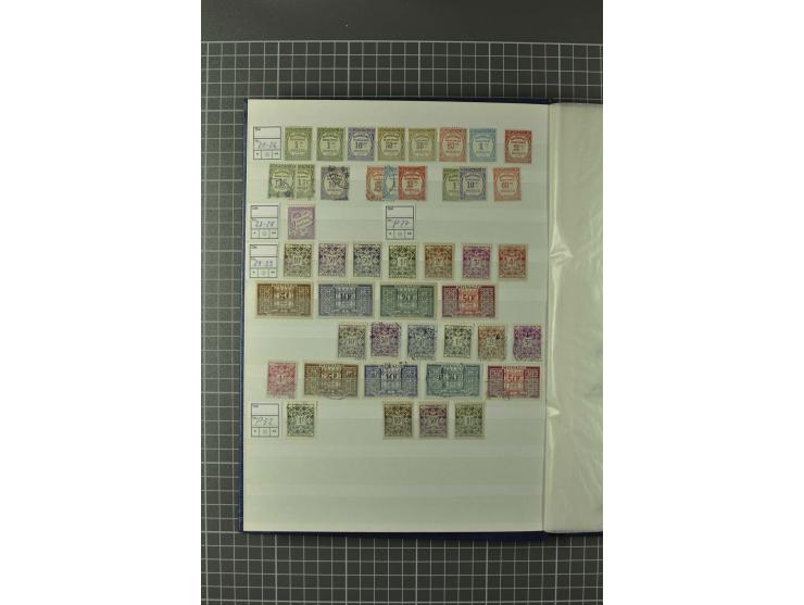 1885/2002, postfrische, ungebrauchte und gestempelte Sammlung (teils in beiden Erhaltungen gesammelt) mit u.a. Mi.-Nr. 27-33,