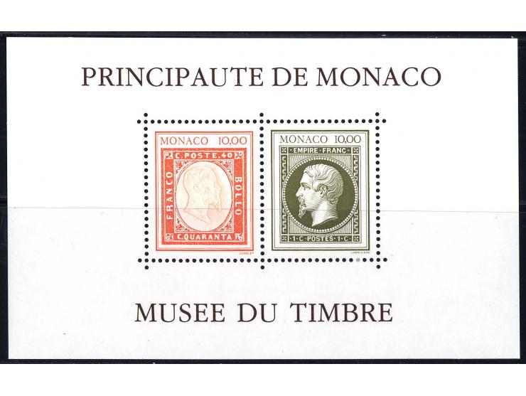 1992, Museumsblock ohne aufgedruckte Stempel, 68 Stück postfrisch (Mi. Bl. 56I, 40.800,-; Maury 1876Aa,108.800,-)