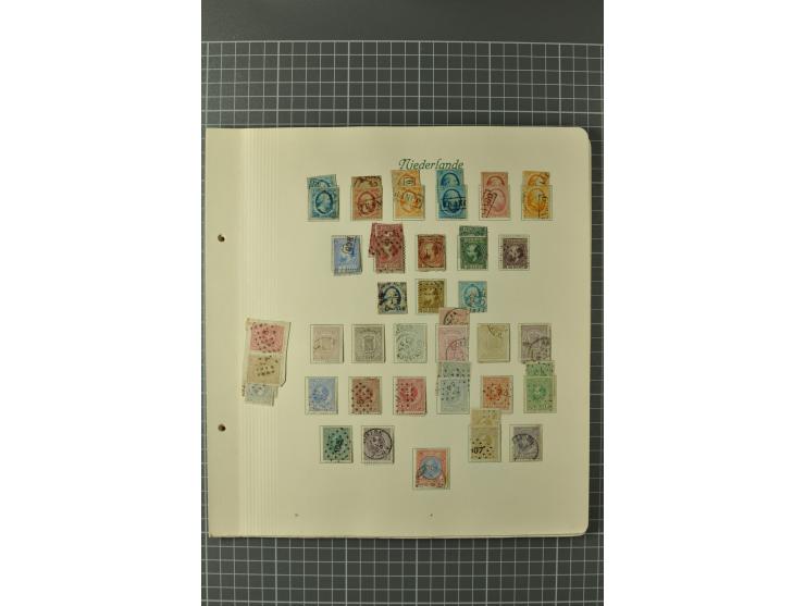 1852/1970, postfrische, ungebrauchte und gestempelte Sammlung mit u.a. Mi.-Nr. 66, 81-92, 99-100, 123-33, 580-81, Dienst, Por