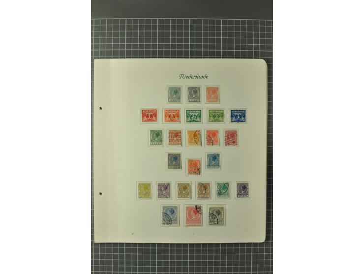 1852/1970, postfrische, ungebrauchte und gestempelte Sammlung mit u.a. Mi.-Nr. 66, 81-92, 99-100, 123-33, 580-81, Dienst, Por