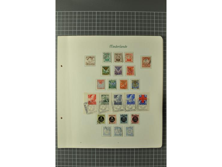 1852/1970, postfrische, ungebrauchte und gestempelte Sammlung mit u.a. Mi.-Nr. 66, 81-92, 99-100, 123-33, 580-81, Dienst, Por