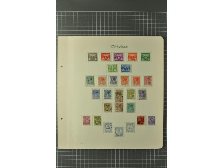 1852/1970, postfrische, ungebrauchte und gestempelte Sammlung mit u.a. Mi.-Nr. 66, 81-92, 99-100, 123-33, 580-81, Dienst, Por