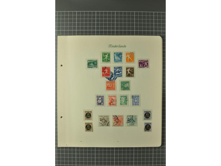 1852/1970, postfrische, ungebrauchte und gestempelte Sammlung mit u.a. Mi.-Nr. 66, 81-92, 99-100, 123-33, 580-81, Dienst, Por
