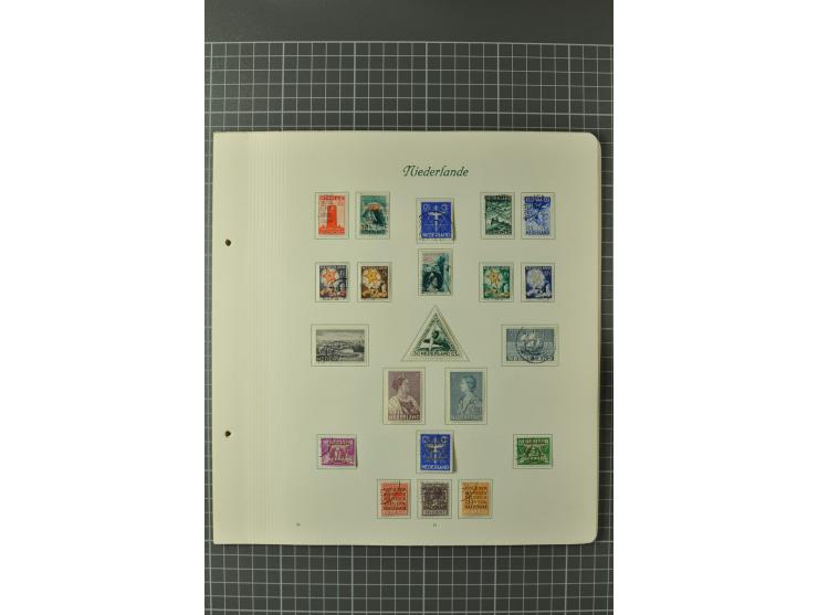 1852/1970, postfrische, ungebrauchte und gestempelte Sammlung mit u.a. Mi.-Nr. 66, 81-92, 99-100, 123-33, 580-81, Dienst, Por