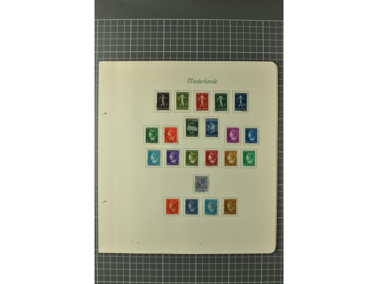 1852/1970, postfrische, ungebrauchte und gestempelte Sammlung mit u.a. Mi.-Nr. 66, 81-92, 99-100, 123-33, 580-81, Dienst, Por