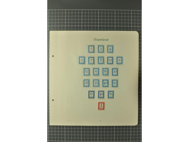 1852/1970, postfrische, ungebrauchte und gestempelte Sammlung mit u.a. Mi.-Nr. 66, 81-92, 99-100, 123-33, 580-81, Dienst, Por
