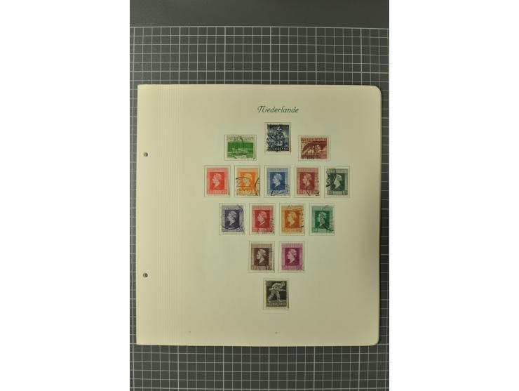 1852/1970, postfrische, ungebrauchte und gestempelte Sammlung mit u.a. Mi.-Nr. 66, 81-92, 99-100, 123-33, 580-81, Dienst, Por