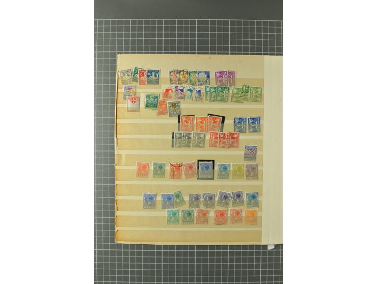 1852/1970, postfrische, ungebrauchte und gestempelte Sammlung mit u.a. Mi.-Nr. 66, 81-92, 99-100, 123-33, 580-81, Dienst, Por