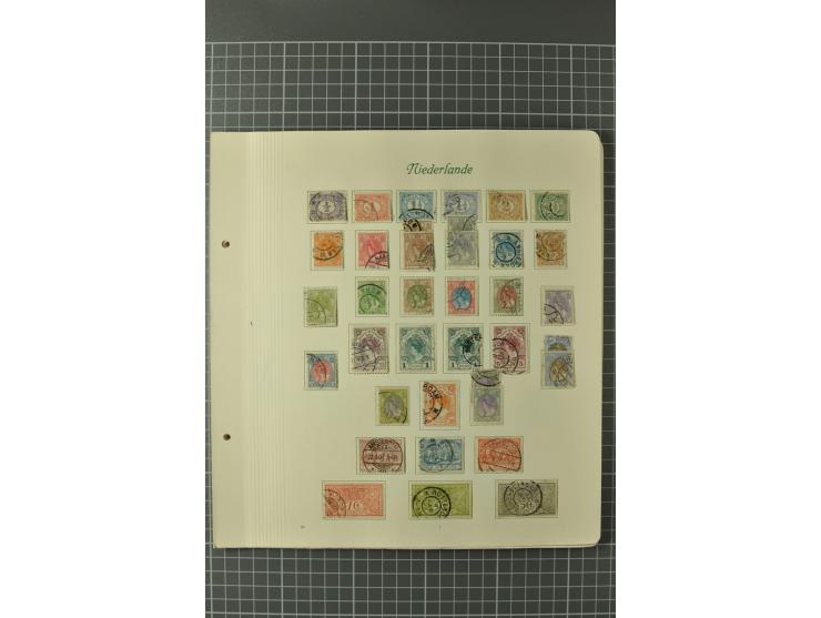 1852/1970, postfrische, ungebrauchte und gestempelte Sammlung mit u.a. Mi.-Nr. 66, 81-92, 99-100, 123-33, 580-81, Dienst, Por