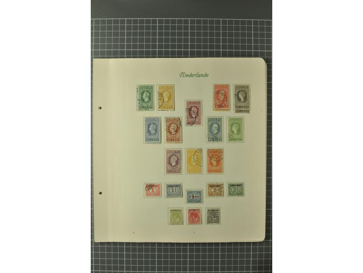 1852/1970, postfrische, ungebrauchte und gestempelte Sammlung mit u.a. Mi.-Nr. 66, 81-92, 99-100, 123-33, 580-81, Dienst, Por