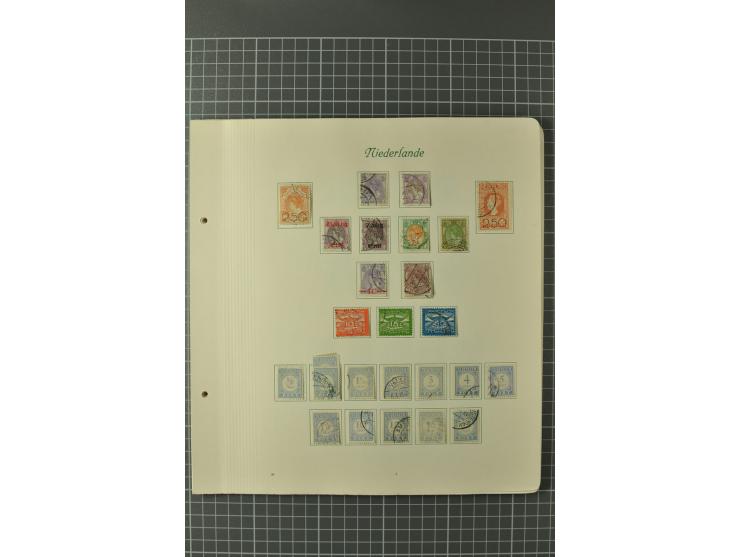 1852/1970, postfrische, ungebrauchte und gestempelte Sammlung mit u.a. Mi.-Nr. 66, 81-92, 99-100, 123-33, 580-81, Dienst, Por