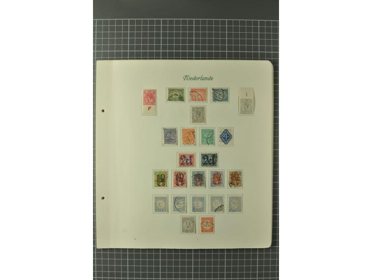 1852/1970, postfrische, ungebrauchte und gestempelte Sammlung mit u.a. Mi.-Nr. 66, 81-92, 99-100, 123-33, 580-81, Dienst, Por