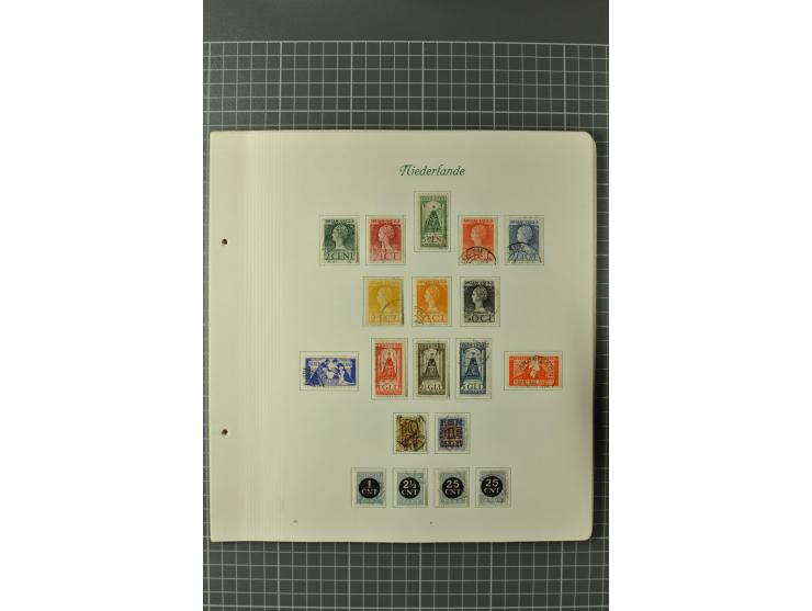 1852/1970, postfrische, ungebrauchte und gestempelte Sammlung mit u.a. Mi.-Nr. 66, 81-92, 99-100, 123-33, 580-81, Dienst, Por