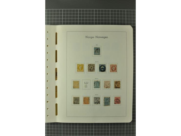 1855/2002, postftrische, ungebrauchte und gestempelte Sammlung, ofr in beiden Erhaltungen gesammelt und teils spezialisiert, 