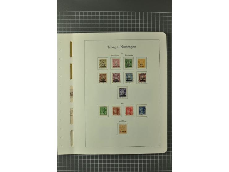 1855/2002, postftrische, ungebrauchte und gestempelte Sammlung, ofr in beiden Erhaltungen gesammelt und teils spezialisiert, 