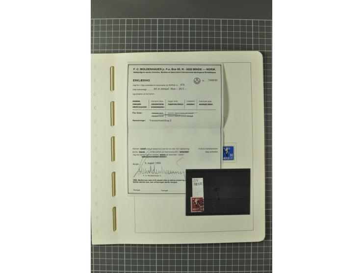 1855/2002, postftrische, ungebrauchte und gestempelte Sammlung, ofr in beiden Erhaltungen gesammelt und teils spezialisiert, 