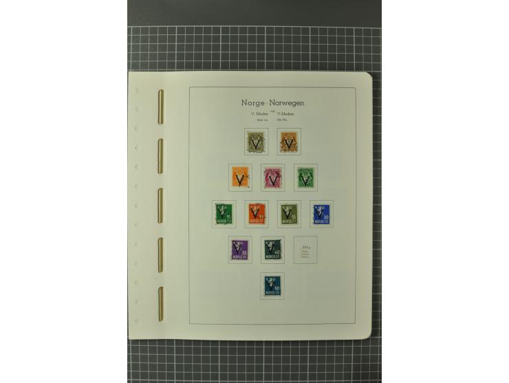 1855/2002, postftrische, ungebrauchte und gestempelte Sammlung, ofr in beiden Erhaltungen gesammelt und teils spezialisiert, 