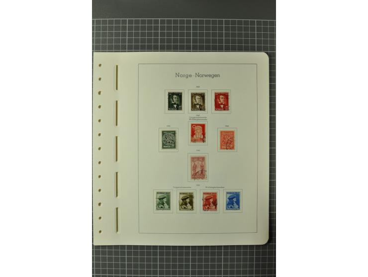 1855/2002, postftrische, ungebrauchte und gestempelte Sammlung, ofr in beiden Erhaltungen gesammelt und teils spezialisiert, 