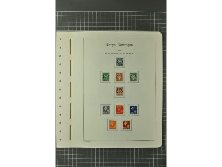 1855/2002, postftrische, ungebrauchte und gestempelte Sammlung, ofr in beiden Erhaltungen gesammelt und teils spezialisiert, 