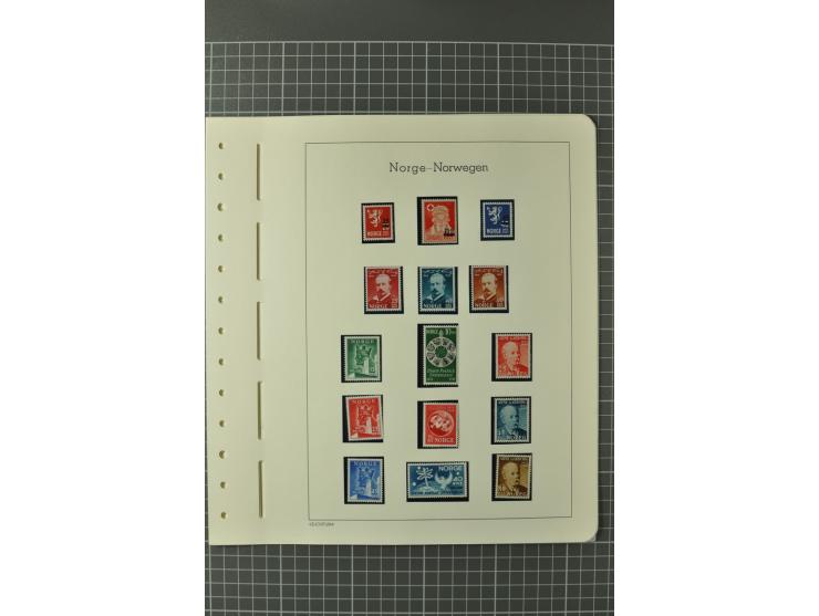 1855/2002, postftrische, ungebrauchte und gestempelte Sammlung, ofr in beiden Erhaltungen gesammelt und teils spezialisiert, 