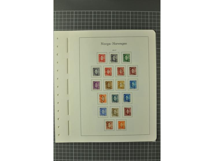 1855/2002, postftrische, ungebrauchte und gestempelte Sammlung, ofr in beiden Erhaltungen gesammelt und teils spezialisiert, 