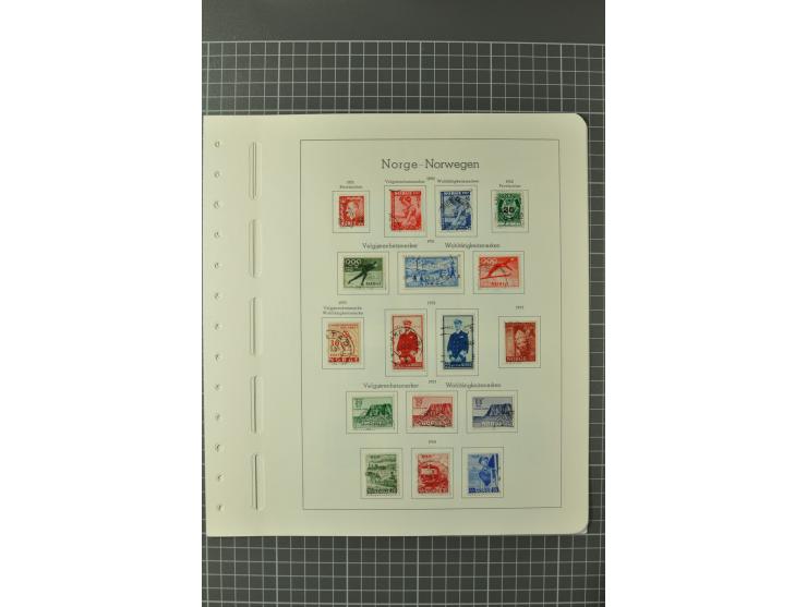 1855/2002, postftrische, ungebrauchte und gestempelte Sammlung, ofr in beiden Erhaltungen gesammelt und teils spezialisiert, 