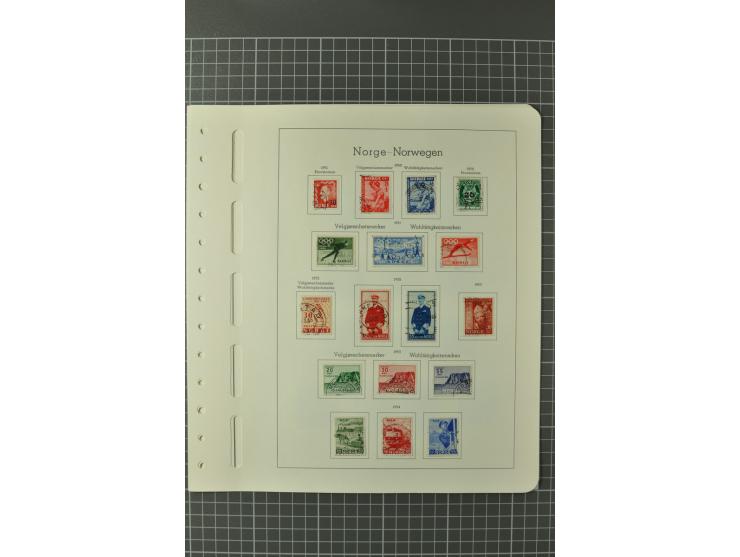 1855/2002, postftrische, ungebrauchte und gestempelte Sammlung, ofr in beiden Erhaltungen gesammelt und teils spezialisiert, 