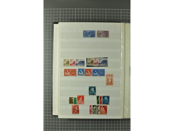 1855/2002, postftrische, ungebrauchte und gestempelte Sammlung, ofr in beiden Erhaltungen gesammelt und teils spezialisiert, 