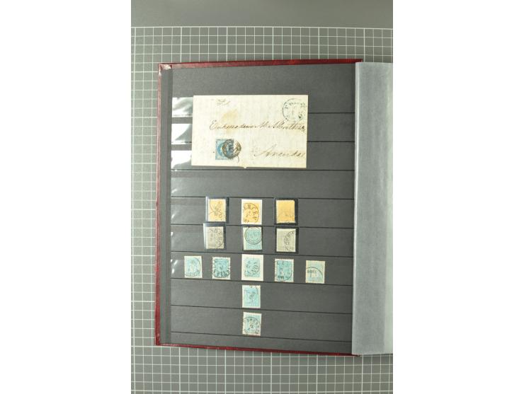 1855/1935, gestempelte Sammlung, teils mehrfach mit u.a. Mi.-Nr. 1 (5), 7 (2), 38, 72-74, Dienst und Porto sowie einige Beleg