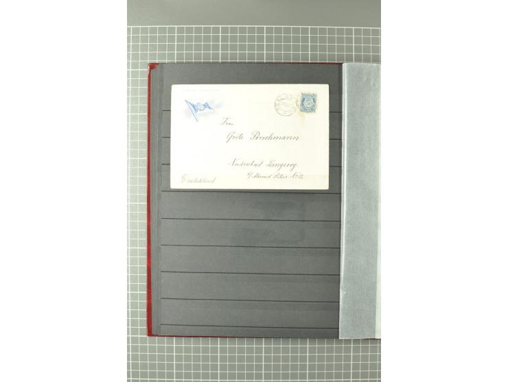 1855/1935, gestempelte Sammlung, teils mehrfach mit u.a. Mi.-Nr. 1 (5), 7 (2), 38, 72-74, Dienst und Porto sowie einige Beleg