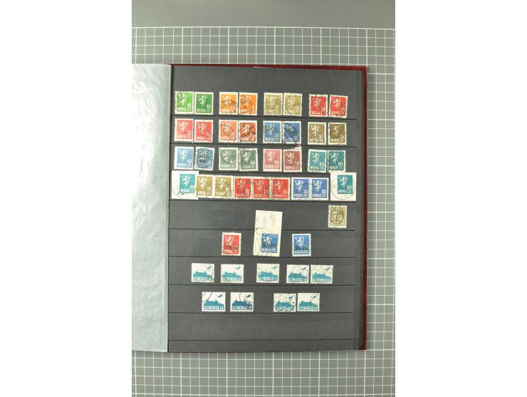 1855/1935, gestempelte Sammlung, teils mehrfach mit u.a. Mi.-Nr. 1 (5), 7 (2), 38, 72-74, Dienst und Porto sowie einige Beleg