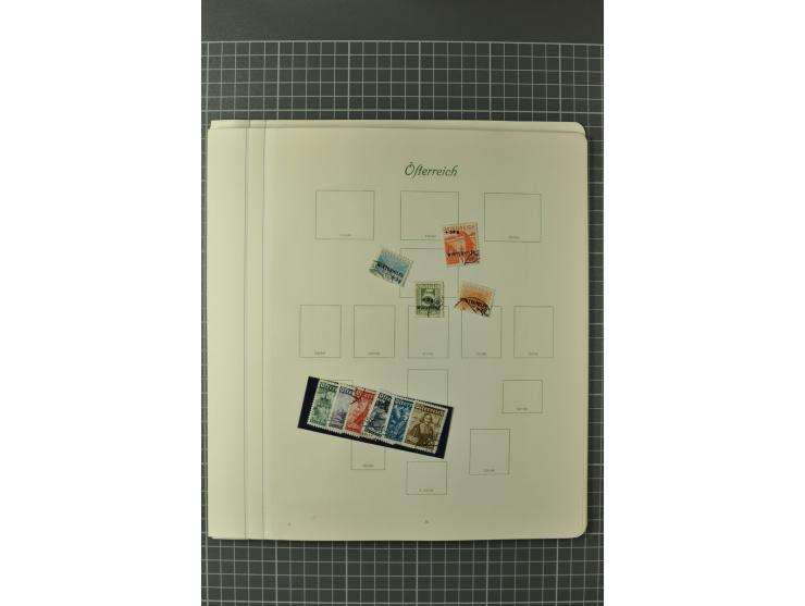 1850/1950 (ca.), postfrische, ungebrauchte und gestempelte Partie in 2 Alben, dabei u.a. Block 1 mit Sstpl., 555-56A, 588, Bl