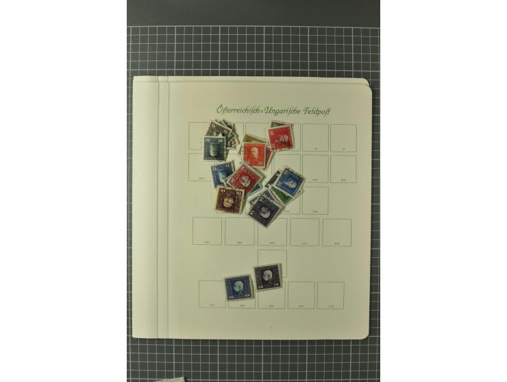 1850/1950 (ca.), postfrische, ungebrauchte und gestempelte Partie in 2 Alben, dabei u.a. Block 1 mit Sstpl., 555-56A, 588, Bl