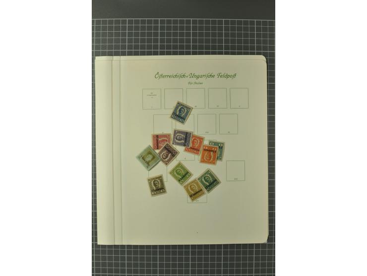 1850/1950 (ca.), postfrische, ungebrauchte und gestempelte Partie in 2 Alben, dabei u.a. Block 1 mit Sstpl., 555-56A, 588, Bl