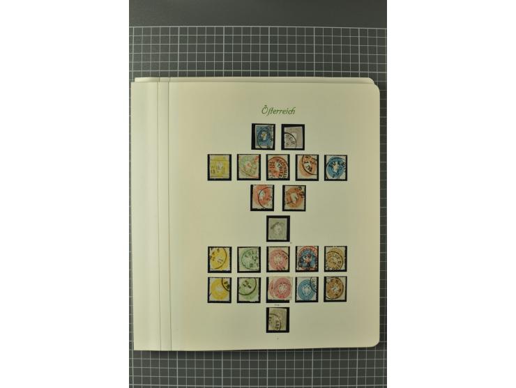 1850/1950 (ca.), postfrische, ungebrauchte und gestempelte Partie in 2 Alben, dabei u.a. Block 1 mit Sstpl., 555-56A, 588, Bl