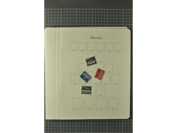 1850/1950 (ca.), postfrische, ungebrauchte und gestempelte Partie in 2 Alben, dabei u.a. Block 1 mit Sstpl., 555-56A, 588, Bl