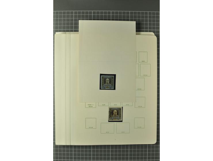 1850/1950 (ca.), postfrische, ungebrauchte und gestempelte Partie in 2 Alben, dabei u.a. Block 1 mit Sstpl., 555-56A, 588, Bl